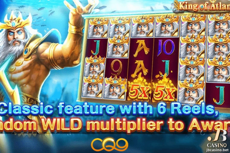 The King of Atlantis slot is a captivating 6-reel, 4-row game offering 4,096 paylines and high variance.